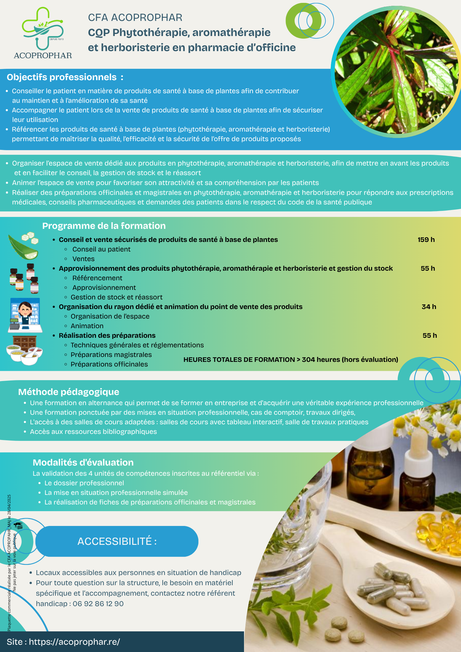 CQP PHYTOTHERAPIE AROMATHERAPIE ET HERBORISTERIE
